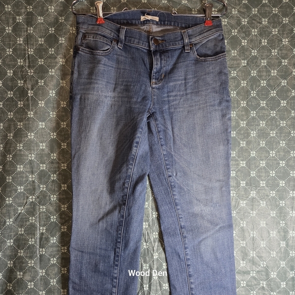 Eileen Fisher 2 petite stretch straight leg classic jeans - Picture 3 of 6